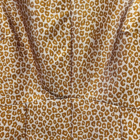 Kate Spade Floral Leopard Jacquard Midi Sheath Dress Size 12 - Picture 6 of 9